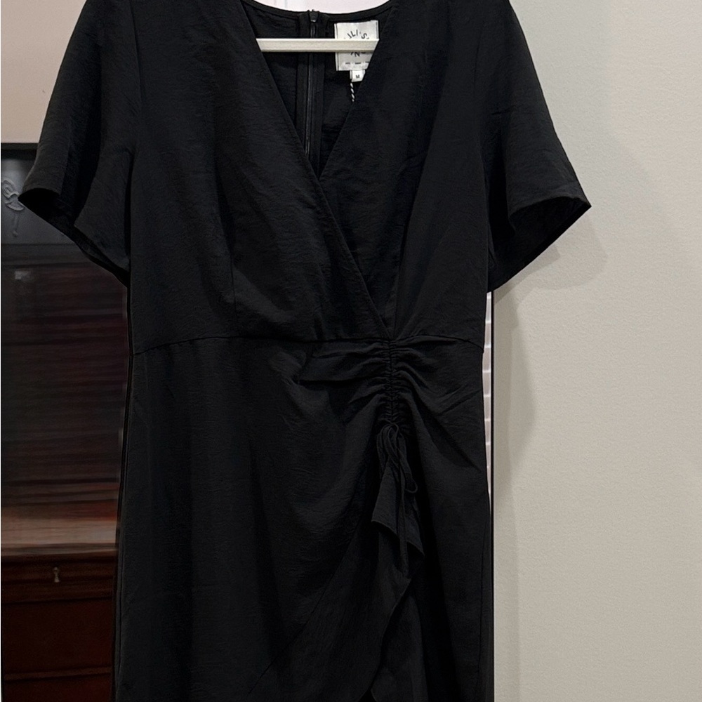 NWT Chic Black Wrap Dress